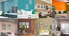 Modern living room color combinations 2024 home interior wall painting colours ideas