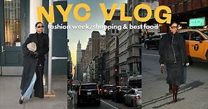 NEW YORK VLOG 2024 | fashion week, the best restaurants in NYC + luxury shopping