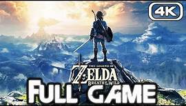 ZELDA BREATH OF THE WILD Gameplay Walkthrough FULL GAME (4K ULTRA HD) No Commentary