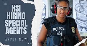 HSI is hiring Special Agents Student Trainees!