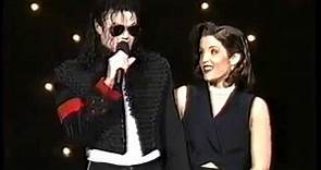 Michael Jackson Lisa Marie Presley 1994 MTV Video Music Award Opening (Kiss)