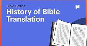History of Bible Translation