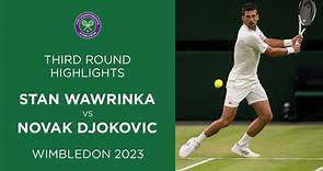 Stan Wawrinka vs Novak Djokovic | Third Round Highlights | Wimbledon 2023