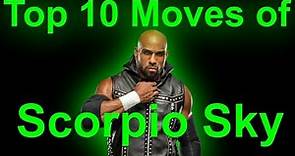 Top 10 Moves of Scorpio Sky(AEW)