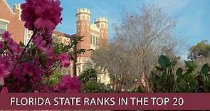 Florida State University ranks in the TOP 20 again!