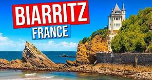 BIARRITZ - FRANCE (City tour of Biarritz, France in 4K)