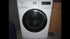 Whirlpool washing machine 400 rpm spin