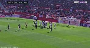 Adrián Embarba hizo un golazo de tiro libre; Sevilla 1 - 1 Espanyol