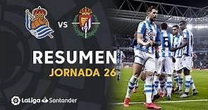 Resumen de Real Sociedad vs Real Valladolid (1-0)