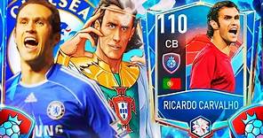 GOOD CB 110 RICARDO CARVALHO FIFA MOBILE 23 HEROES JOURNEY CARD REVIEW GAMEPLAY