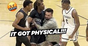 Bronny James PHYSICAL Playoff Game In Front of LeBron!! Sierra Canyon VS Bishop Montgomery Got WILD!