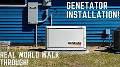 Generac Generator Post Installation Walkthrough!