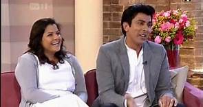Nina Wadia and Ace Bhatti on This Morning 01/06/11