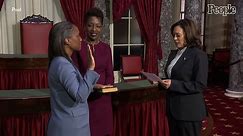 Kamala Harris Swears In Newest Senator Laphonza Butler, Dianne Feinstein's History-Making Successor