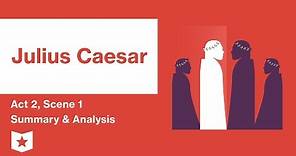 Julius Caesar by Shakespeare | Act 2, Scene 1 Summary & Analysis