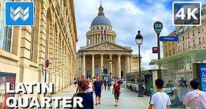 [4K] Latin Quarter (5th Arrondissement) in Paris France 🇫🇷 Walking Tour Vlog & Vacation Travel Guide