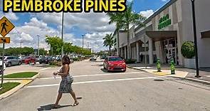 Pembroke Pines Florida Driving Through