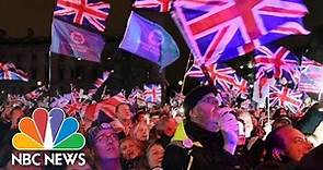 London Crowds Count Down To Official Brexit From European Union | NBC News (Live Stream)