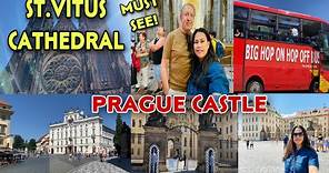 A TOUR THROUGH ST. VITUS CATHEDRAL AND THE CASTLE. [4K PRAGUE CZECH REPUBLIC
