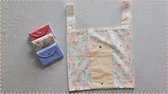 📌Easy Make an Eco-Friendly Market Shopping Bag with Pockets | DIY Bag Sewing Tutorial