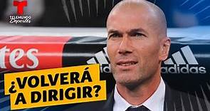 Zinedine Zidane reveló que está cerca de volver a dirigir | Telemundo Deportes