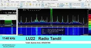 1140 kHz Radio Tandil ARGENTINA