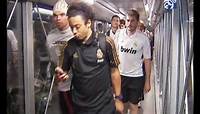 Real Madrid's arrival in Barajas airport