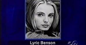 CBS News-NY (April 24, 2003) - actress Lyric Benson, gunned down