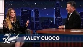Kaley Cuoco on Flying with a Baby, Her Partner Never Seeing Big Bang & Playing an Assassin Pregnant