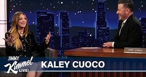Kaley Cuoco on Flying with a Baby, Her Partner Never Seeing Big Bang & Playing an Assassin Pregnant