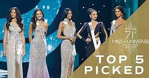71st MISS UNIVERSE - Top 5 PICKED! | Miss Universe