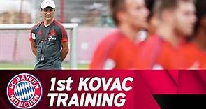 1st FC Bayern Training on the Pitch w/ Niko Kovac