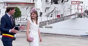 Elisabeth de Bélgica cumplió con su primer acto oficial en solitario bautizando un buque | ¡HOLA! TV