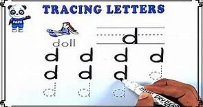 Tracing | Tracing Letter D | Practice Writing Letter D | Kids Learning Videos For Kids