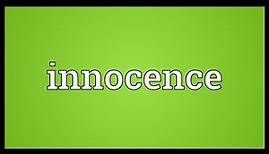 Innocence Meaning