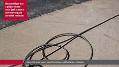 SIMPSON Monster Hose 3/8 in. x 50 ft. Replacement/Extension Hose with QC Connections for 4500 PSI Cold Water Pressure Washers 40150