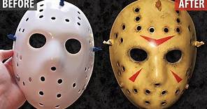 Painting & Weathering a Friday the 13th Jason Mask