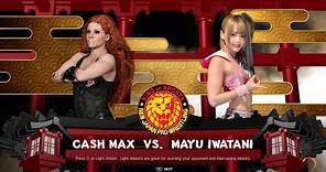NJPW: Cash Max vs Mayu Iwatani