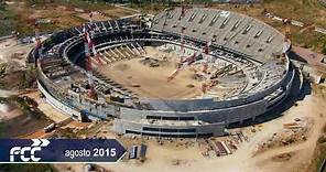 Timelapse construcción Estadio Wanda Metropolitano- At Madrid
