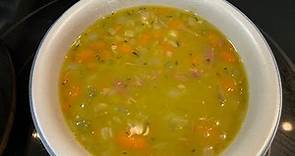 Split Pea Soup Recipe ~ Made with Ham Bone