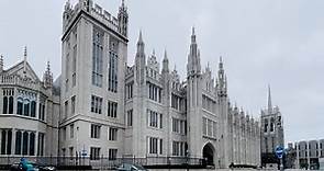 Beautiful Front Facade - Marischal College , Aberdeen