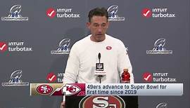 Kyle Shanahan reacts to 49ers' comeback win in NFC championship