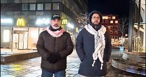 Danes Protest For Palestine in Odense, Denmark