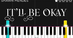 Shawn Mendes - It’ll Be Okay | EASY Piano Tutorial