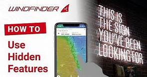 Use Hidden Features | HowTo | Windfinder App