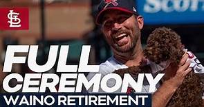 Full Adam Wainwright Retirement Ceremony | St. Louis Cardinals