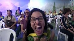 Brazil fans cheer win over Panama at Women's World Cup
