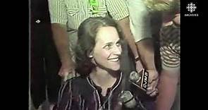 En 1983, Marie-Andrée Leclerc de retour au Québec après des années de détention en Inde