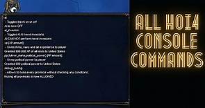 Hoi4 All Commands (part 1)