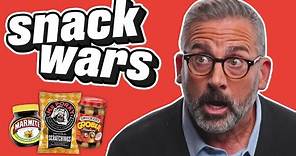 Steve Carell Tries British Snacks For The First Time | Snack Wars | @LADbible TV